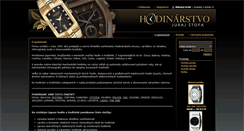 Desktop Screenshot of hodinarstvostofa.sk